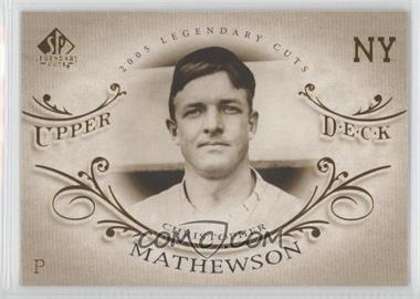 2005 SP Legendary Cuts - [Base] #14 - Christy Mathewson