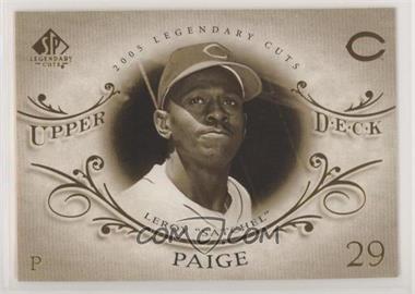 2005 SP Legendary Cuts - [Base] #75 - Satchel Paige