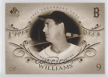 2005 SP Legendary Cuts - [Base] #78 - Ted Williams