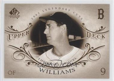 2005 SP Legendary Cuts - [Base] #78 - Ted Williams