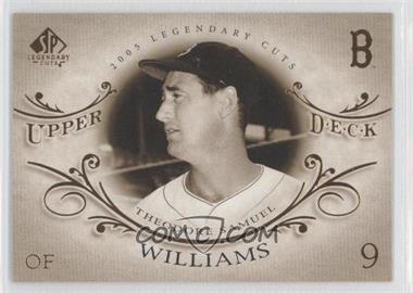 2005 SP Legendary Cuts - [Base] #78 - Ted Williams