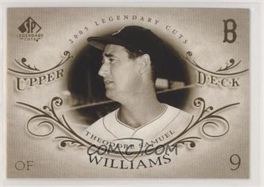 2005 SP Legendary Cuts - [Base] #78 - Ted Williams