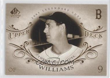 2005 SP Legendary Cuts - [Base] #78 - Ted Williams