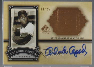 2005 SP Legendary Cuts - Classic Careers - Autographs #CC-OC - Orlando Cepeda /25 [Noted]