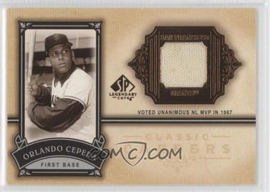 2005 SP Legendary Cuts - Classic Careers - Jerseys #CC-OC - Orlando Cepeda