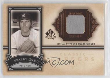 2005 SP Legendary Cuts - Classic Careers - Jerseys #CC-SL - Sparky Lyle