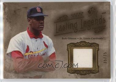 2005 SP Legendary Cuts - Lasting Legends - Memorabilia #LL-BG - Bob Gibson