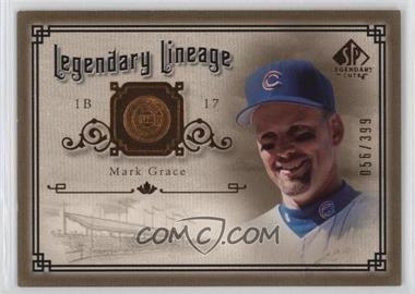 2005 SP Legendary Cuts - Legendary Lineage #LE-MG - Mark Grace /399 [EX to NM]