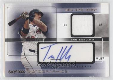 2005 Skybox Autographics - Autographics - Gold Jersey #AGJ-TSH - Travis Hafner /45