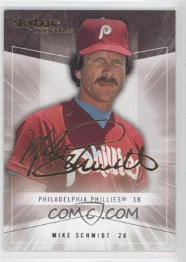 2005 Skybox Autographics - [Base] - Insignia #62 - Mike Schmidt /150