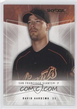 2005 Skybox Autographics - [Base] - Insignia #94 - David Aardsma /150