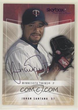 2005 Skybox Autographics - [Base] - Royal Insignia #33 - Johan Santana /25