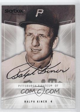 2005 Skybox Autographics - [Base] #90 - Ralph Kiner /750