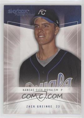 2005 Skybox Autographics - [Base] #93 - Zack Greinke /750