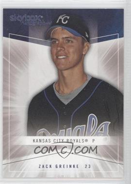 2005 Skybox Autographics - [Base] #93 - Zack Greinke /750