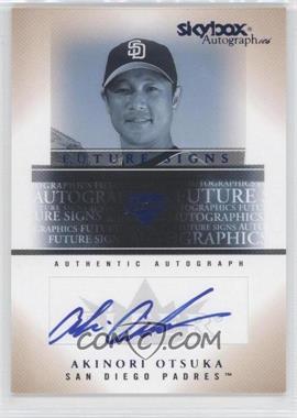 2005 Skybox Autographics - Future Signs - Blue Autographs #FSA-AO - Akinori Otsuka