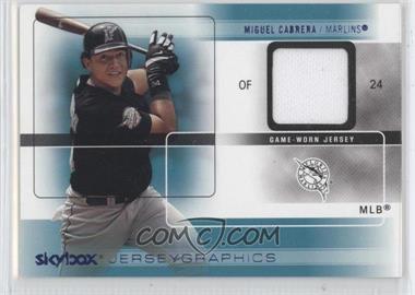 2005 Skybox Autographics - Jerseygraphics - Blue #JG-MC - Miguel Cabrera