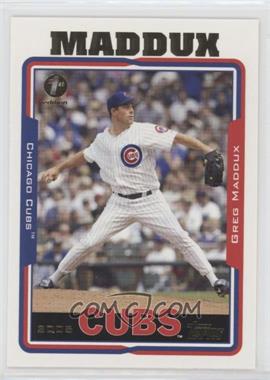 2005 Topps - [Base] - 1st Edition #155 - Greg Maddux