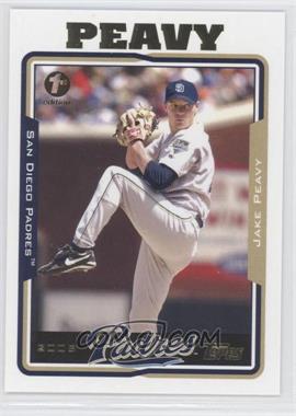 2005 Topps - [Base] - 1st Edition #455 - Jake Peavy