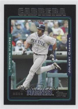 2005 Topps - [Base] - Black #592 - Jolbert Cabrera /54