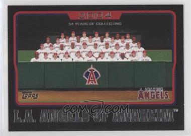 2005 Topps - [Base] - Black #638 - Los Angeles Angels Team /54