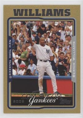 2005 Topps - [Base] - Gold #512 - Bernie Williams /2005