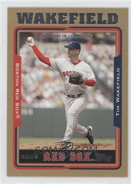 2005 Topps - [Base] - Gold #74 - Tim Wakefield /2005