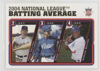 2005 Topps - [Base] #343 - Todd Helton, Mark Loretta, Adrian Beltre