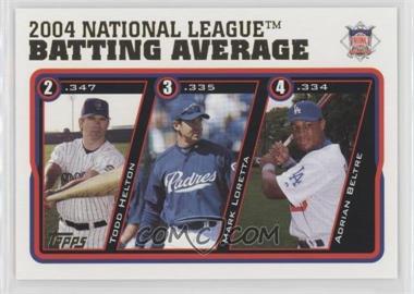 2005 Topps - [Base] #343 - Todd Helton, Mark Loretta, Adrian Beltre