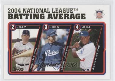 2005 Topps - [Base] #343 - Todd Helton, Mark Loretta, Adrian Beltre