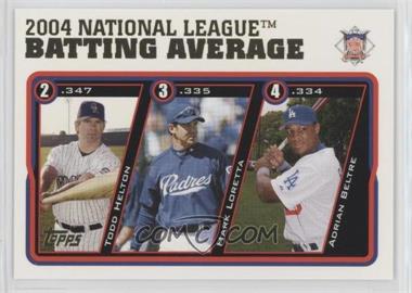 2005 Topps - [Base] #343 - Todd Helton, Mark Loretta, Adrian Beltre