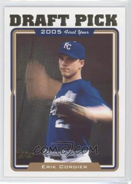 2005 Topps - [Base] #675 - Erik Cordier