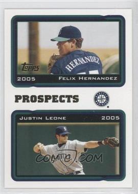 2005 Topps - [Base] #688 - Felix Hernandez, Justin Leone