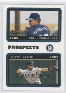 2005 Topps - [Base] #688 - Felix Hernandez, Justin Leone