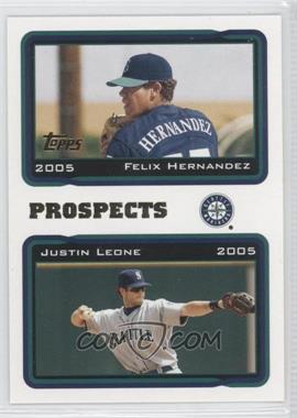 2005 Topps - [Base] #688 - Felix Hernandez, Justin Leone