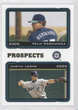 2005 Topps - [Base] #688 - Felix Hernandez, Justin Leone