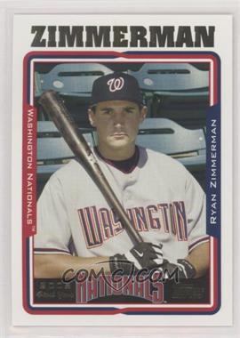 2005 Topps - Factory Set Exclusive Draft Picks #7 - Ryan Zimmerman