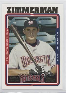 2005 Topps - Factory Set Exclusive Draft Picks #7 - Ryan Zimmerman