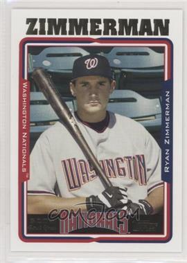 2005 Topps - Factory Set Exclusive Draft Picks #7 - Ryan Zimmerman