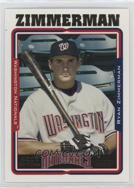 2005 Topps - Factory Set Exclusive Draft Picks #7 - Ryan Zimmerman