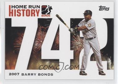 2005 Topps - Multi-Product Insert Home Run History Barry Bonds #742 - Barry Bonds