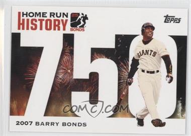 2005 Topps - Multi-Product Insert Home Run History Barry Bonds #750 - Barry Bonds