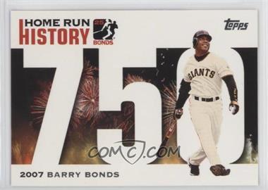 2005 Topps - Multi-Product Insert Home Run History Barry Bonds #750 - Barry Bonds