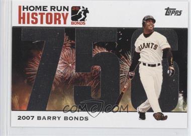 2005 Topps - Multi-Product Insert Home Run History Barry Bonds #756 - Barry Bonds