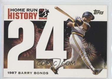 2005 Topps - Multi-Product Insert Home Run History Barry Bonds #BB24 - Barry Bonds