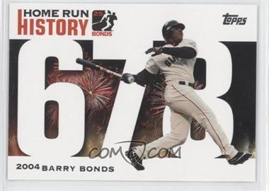 2005 Topps - Multi-Product Insert Home Run History Barry Bonds #BB678 - Barry Bonds