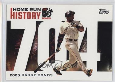 2005 Topps - Multi-Product Insert Home Run History Barry Bonds #BB704 - Barry Bonds