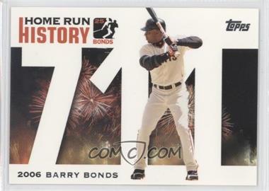 2005 Topps - Multi-Product Insert Home Run History Barry Bonds #BB711 - Barry Bonds