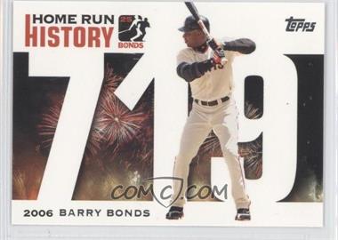 2005 Topps - Multi-Product Insert Home Run History Barry Bonds #BB719 - Barry Bonds