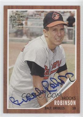 2005 Topps All-Time Fan Favorites - Autographs #FFA-BR - Brooks Robinson